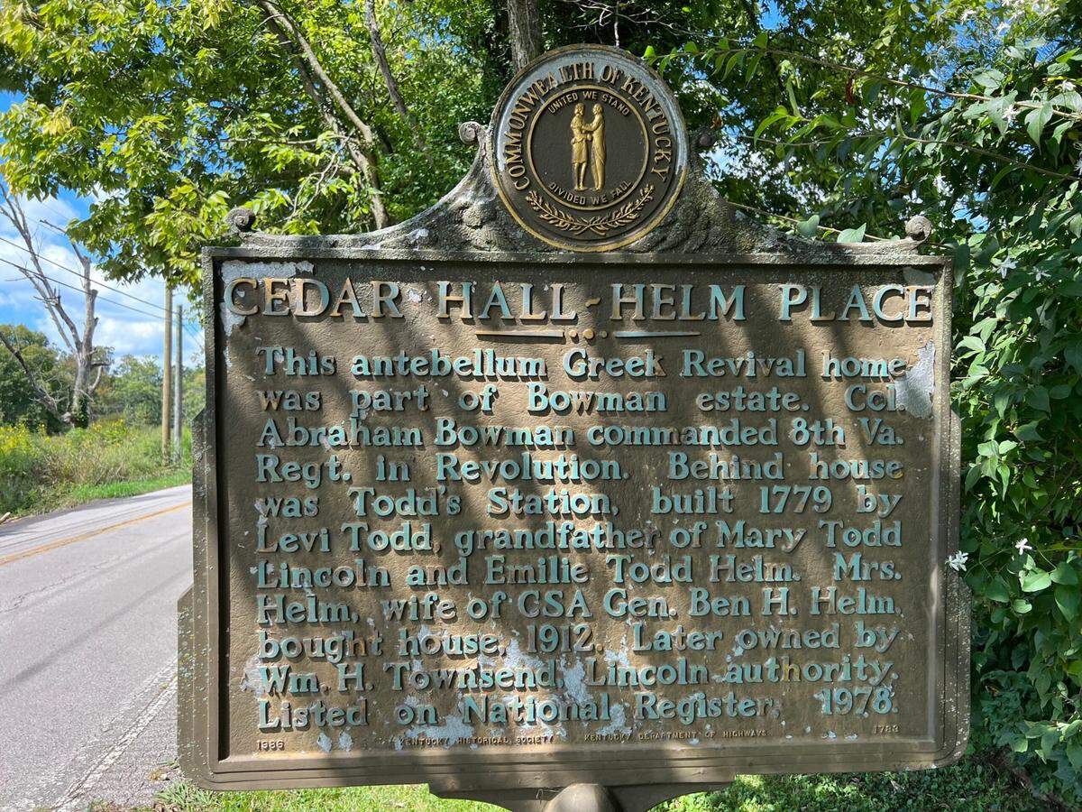 The Helm Place, a historic antebellum estate once home to the half-sister of Mary Todd Lincoln, is now up for sale.