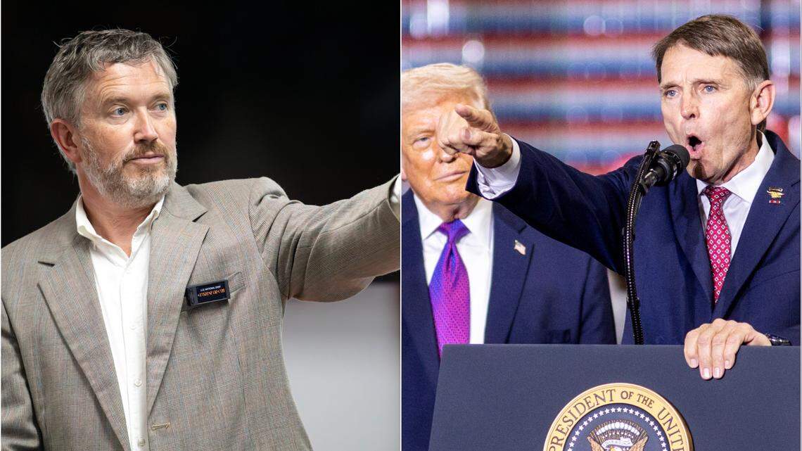 In Massie’s Northern KY district, voters say they’re torn between him and Trump