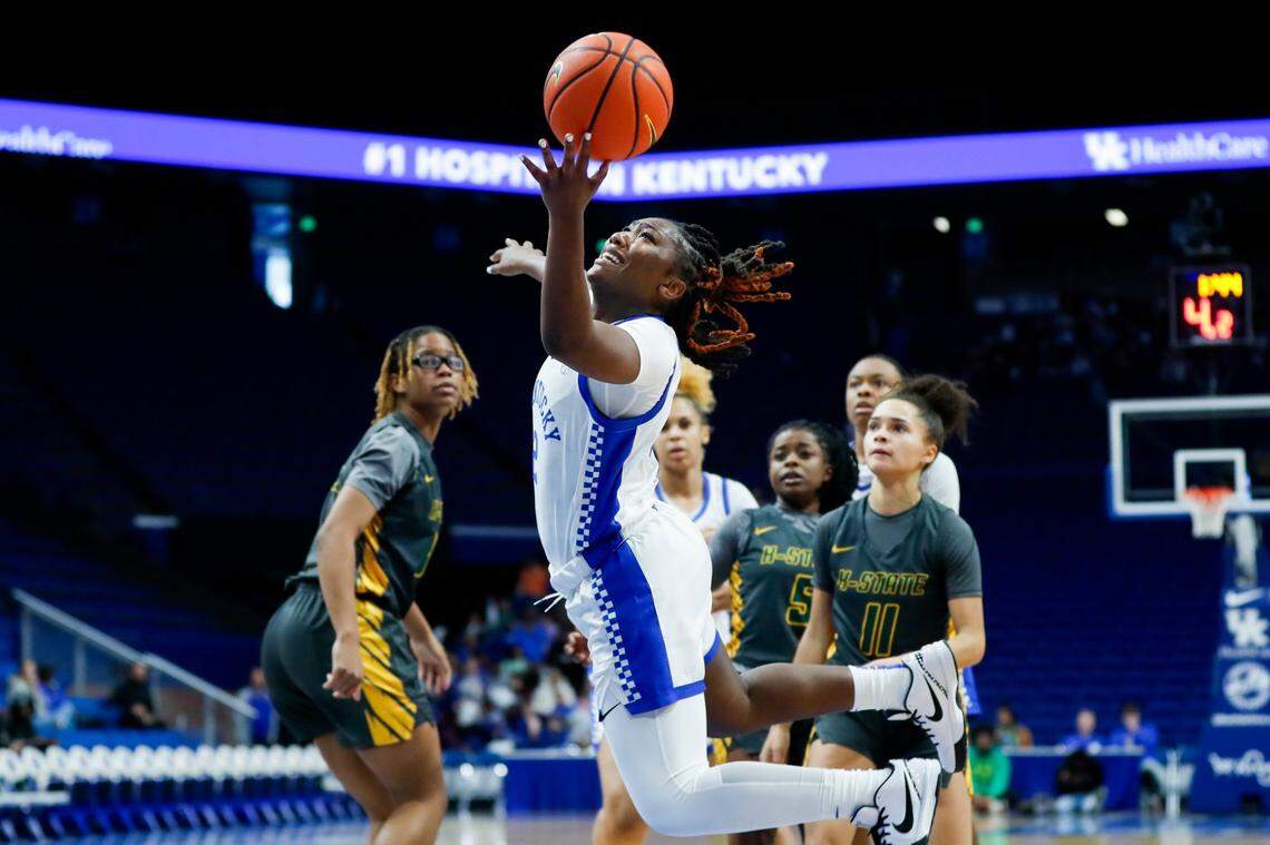 Kentucky coach Kyra Elzy is expecting more production from sophomore guard Saniah Tyler, who barely played as a freshman.