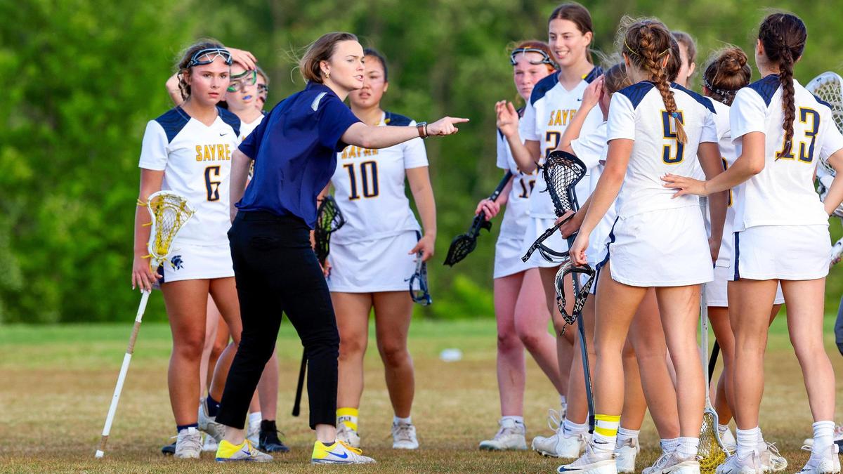 Sayre lacrosse head coach Anna Cook says beating Lexington Catholic twice in a week to win a championship is “going to take our all — every little bit.”