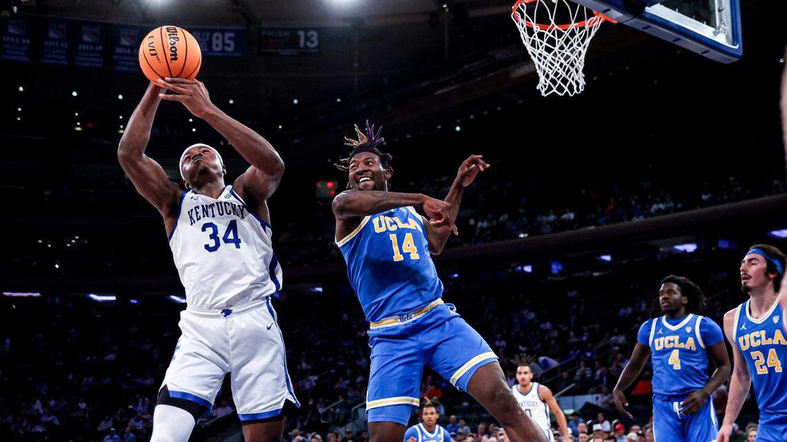 Kentucky fights back but falls short against No. 16 UCLA in Madison Square Garden