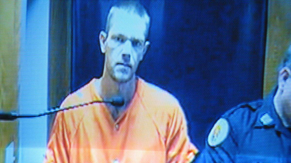 Gary M. Bancroft was arraigned by video Thursday morning in Anderson District Court in Lawrenceburg. Bancroft, 33, is charged with murder in the death of Frances Renee Mobley, 33, of Mount Eden. Bancroft pleaded not guilty. Photo by Greg Kocher | Staff
gkocher1@herald-leader.com