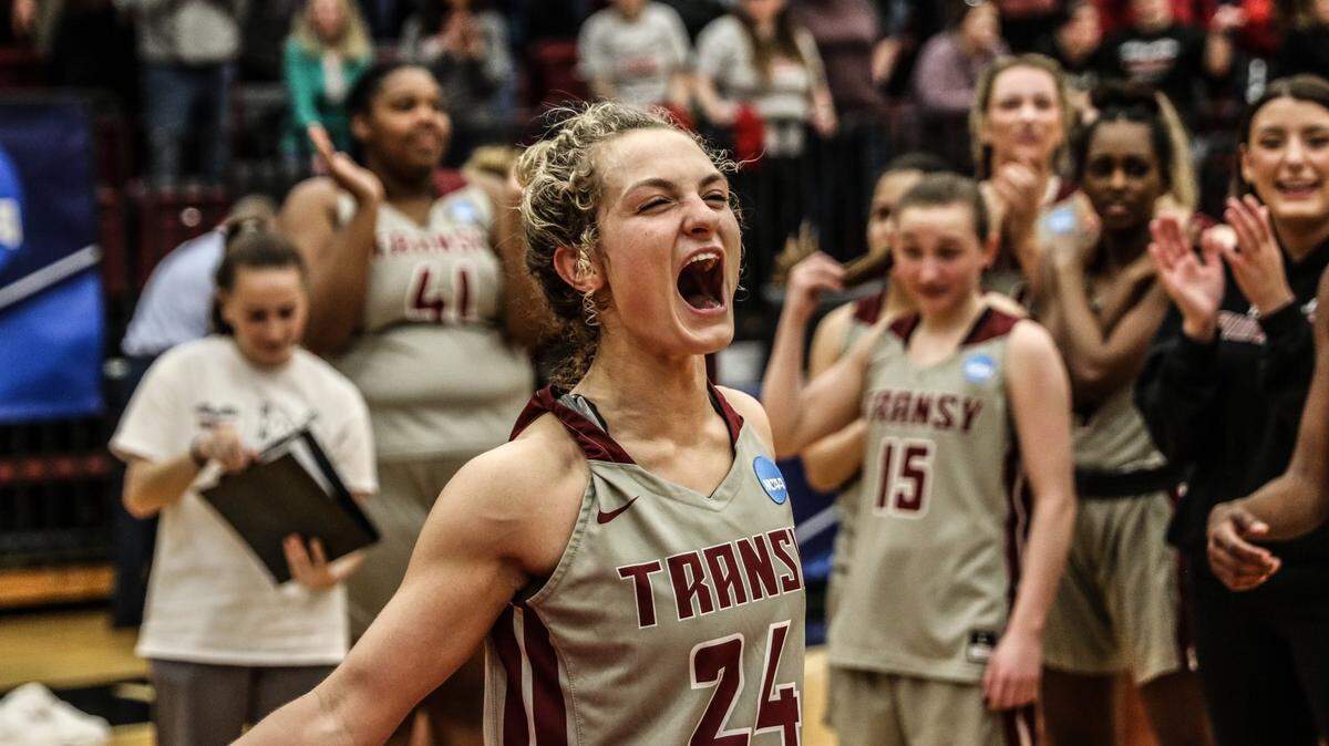 Transylvania’s Kennedi Stacy led all players in scoring with 23 points in the Pioneers’ victory over NYU in the Elite Eight on Saturday night in Lexington.