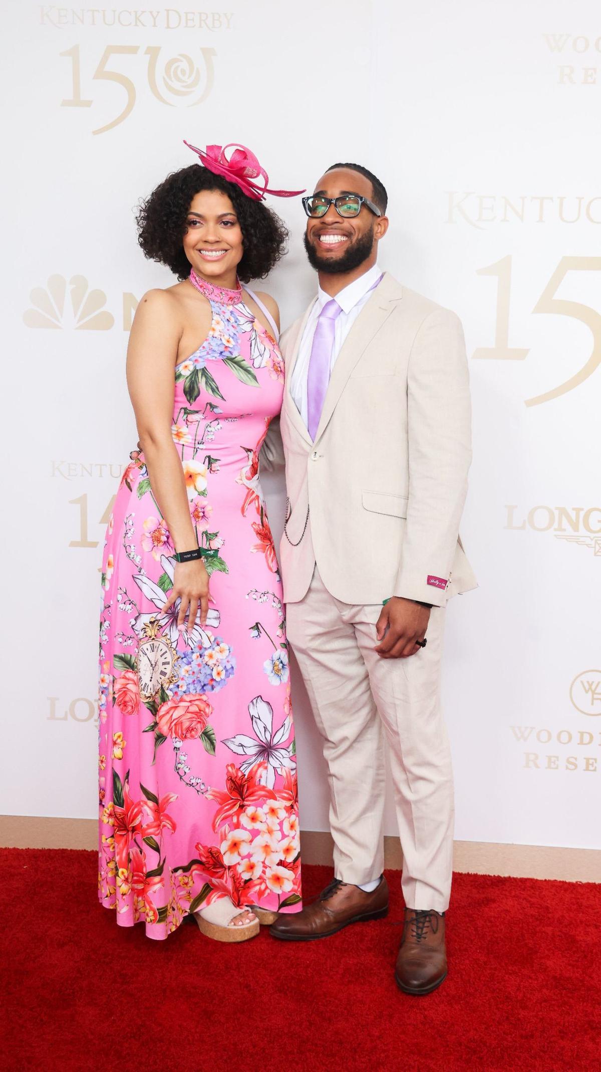 Chris Evans poses for a photo on the red carpet at the Kentucky Derby on Saturday, May 4, 2024, at Churchill Downs in Louisville, Kentucky.