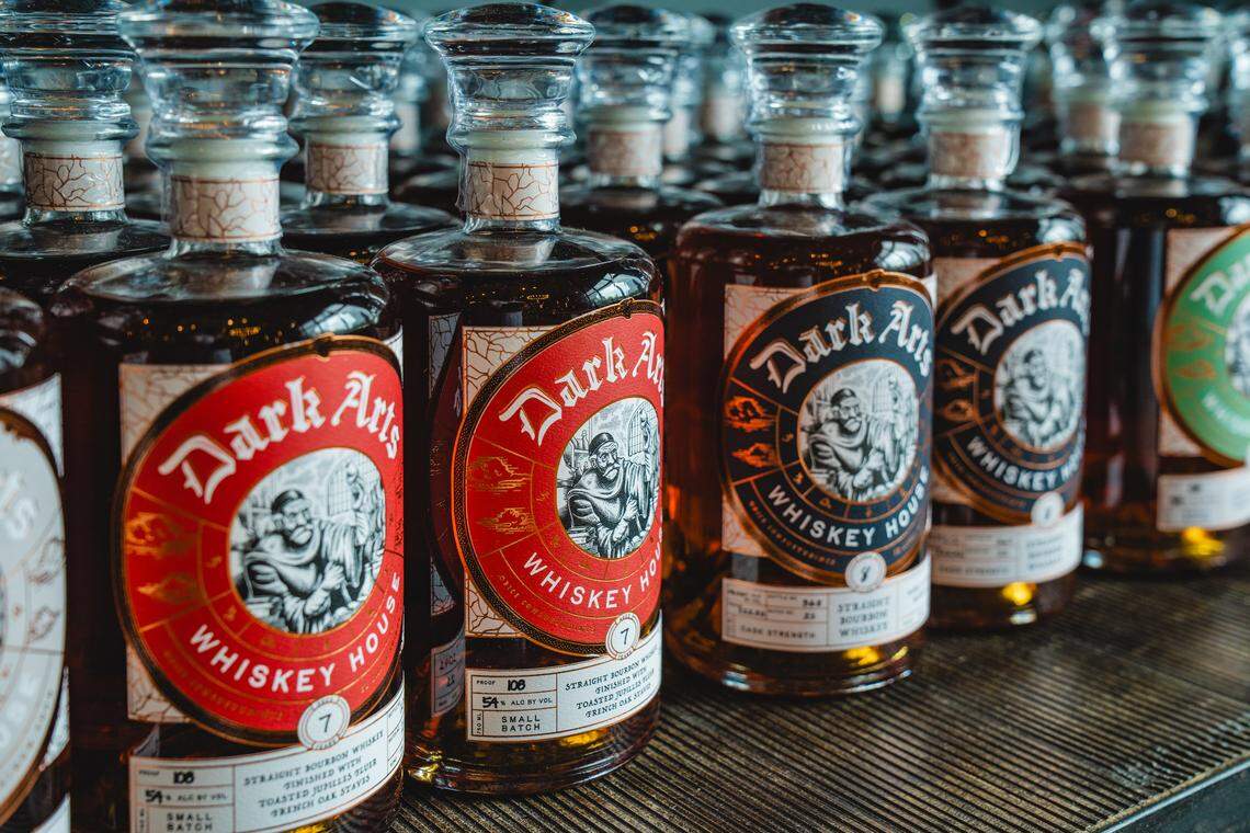 Dark Arts Whiskey offers a variety of different whiskeys including bourbon and rye that have been finished in casks of rare woods for extra depth of flavor.