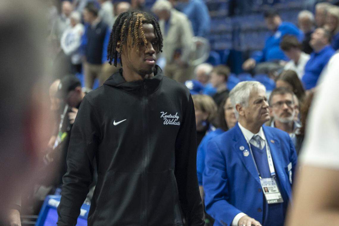 Kentucky sophomore wing Kam Williams hasn’t appeared in a game for the Wildcats since Jan. 21, when he suffered a broken foot during a home win over Texas.