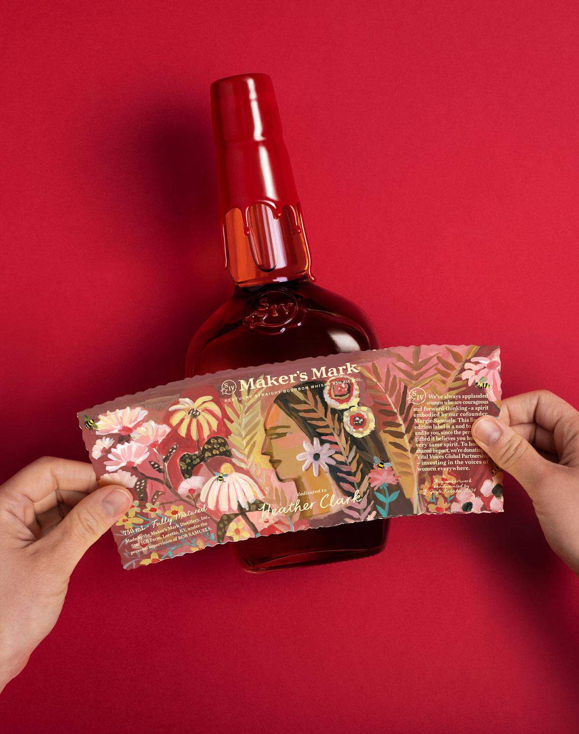 Maker’s Mark is offering a special personalized label that you can put on any of its 750mL bottles for free.