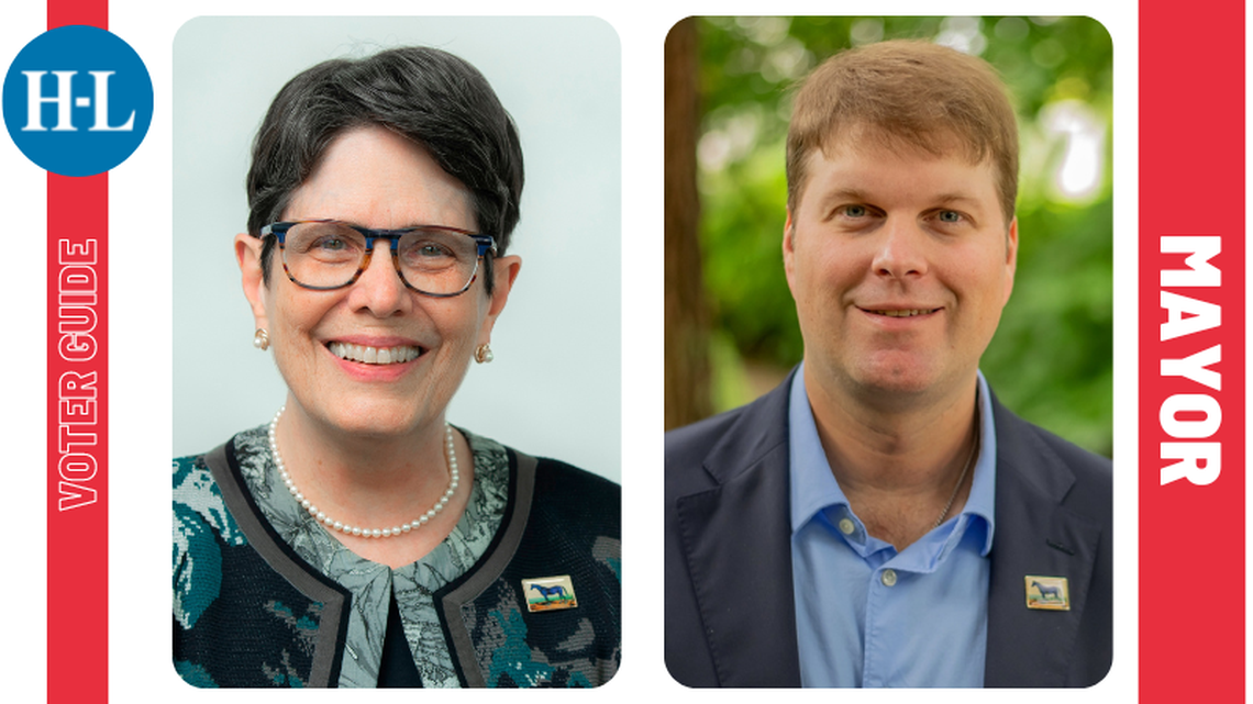 Incumbent Linda Gorton, left, and David Kloiber are running for the office of Lexington mayor. The election takes place Nov. 8, 2022.