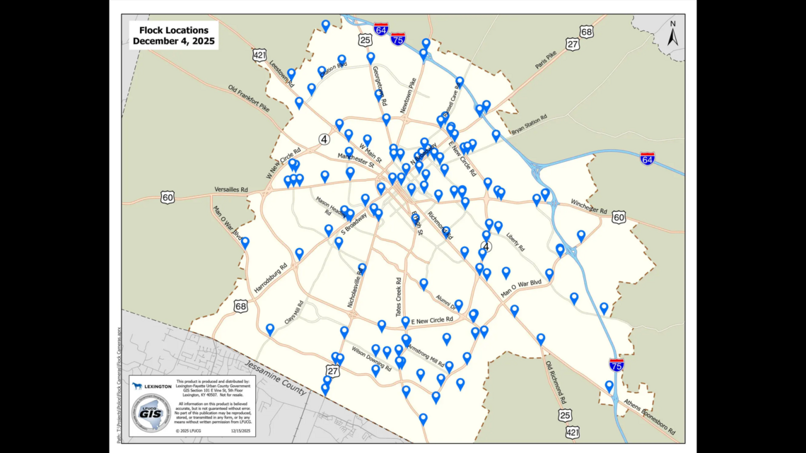 Lexington mayor appointing independent panel to review city’s Flock cameras