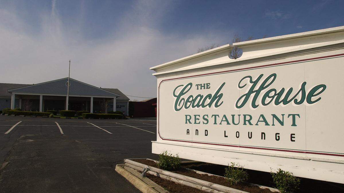 The Coach House restaurant opened in 1969 and closed in 2001. The site has seen several tenants since then, most recently an Italian restaurant.