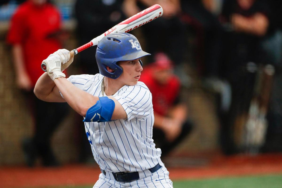 Sophomore catcher Owen Jenkins transferred from Lafayette to Lexington Catholic and leads the Knights this season with a .474 batting average, 27 hits and 25 RBI.