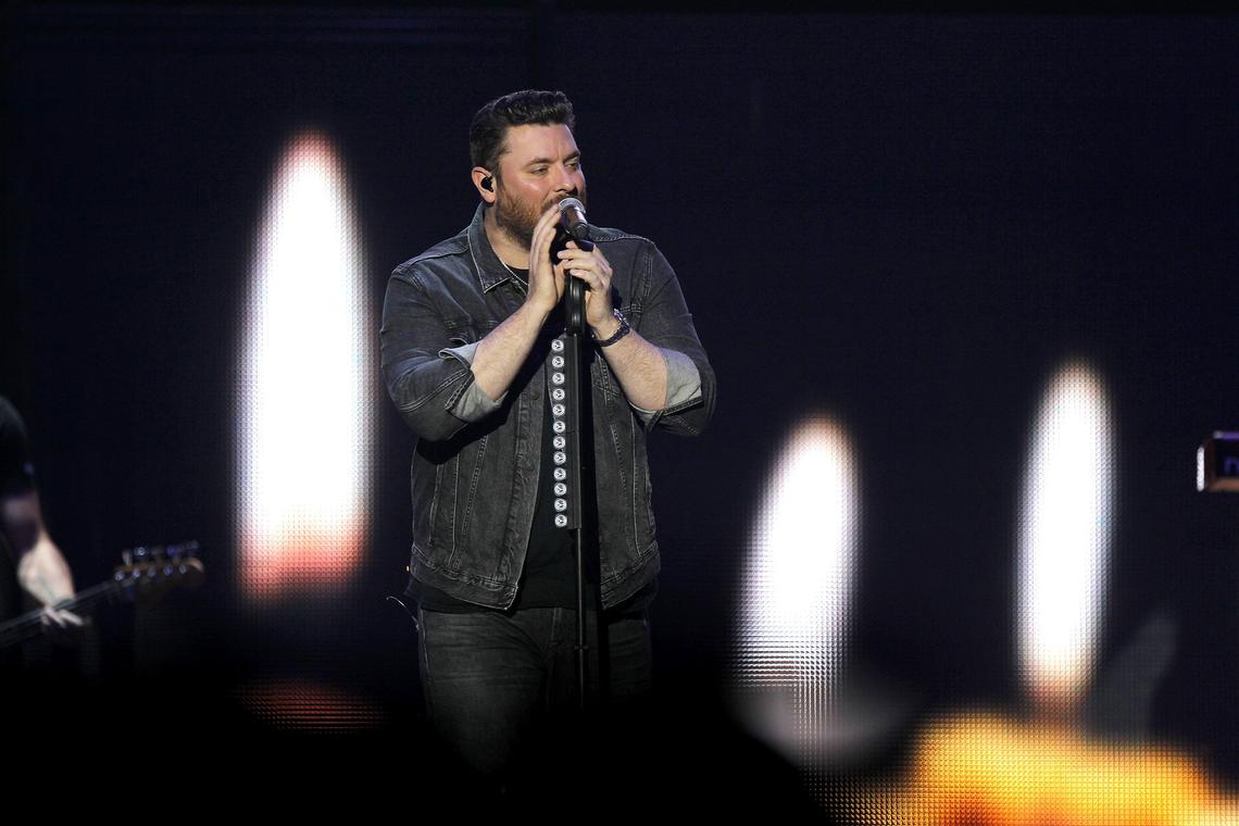 Chris Young performed Friday night heading opening night of Red, White and Boom at Rupp Arena.