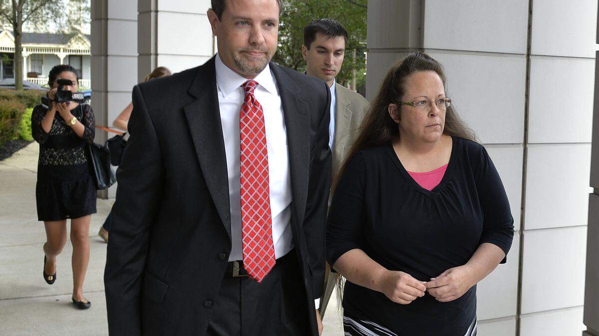 APTOPIX Gay Marriage County Clerks