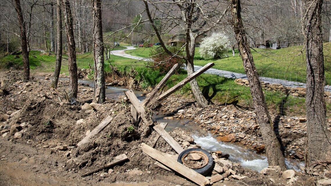 Flooding below a Blackjewel coal mine wrecks this community’s road and water, again