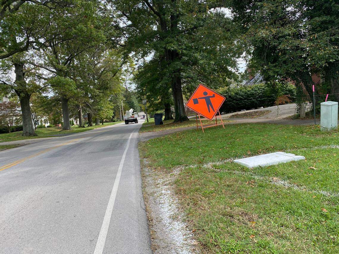 There was a white “shadow line” in the area of Cooper Drive where 4-year-old Marco Shemwell was hit and killed. A police investigation indicated driver Jacob Heil crossed over the road's white line when he hit Marco but didn’t drive into the grass.