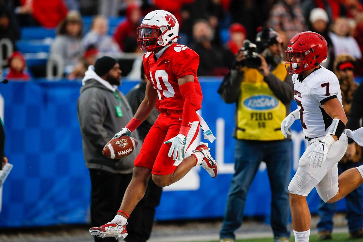 Beechwood’s Antonio Robinson gets a first down on a catch against Mayfield during the Class 2A state championship game at Kroger Field on Dec. 2.