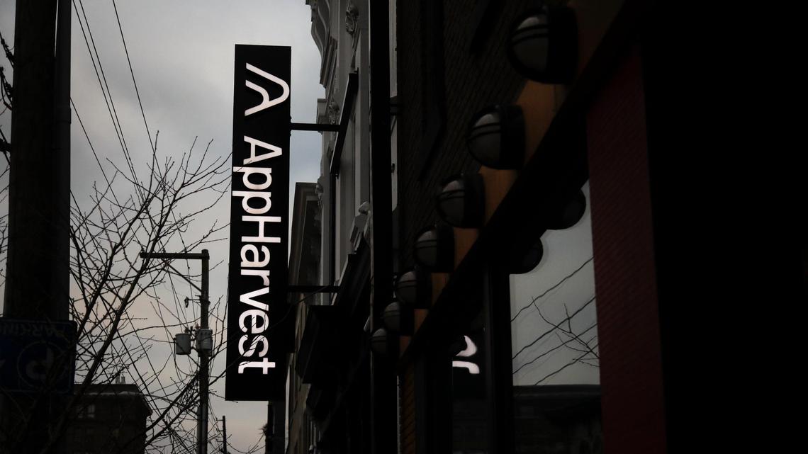 The downtown offices of AppHarvest in Lexington, Ky., Thursday, November 17, 2022.