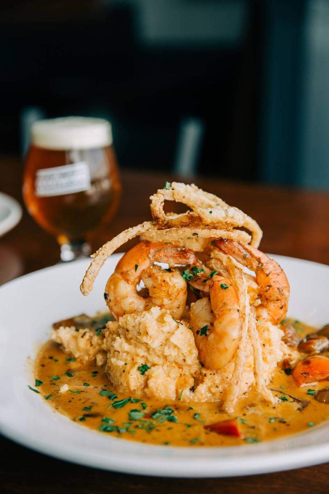 Shrimp & Grits at Goodwood Frankfort.