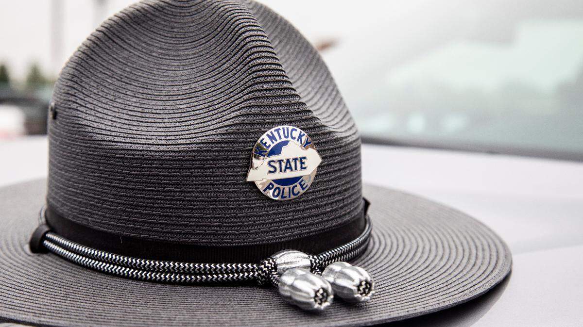 Kentucky State Police hat. 