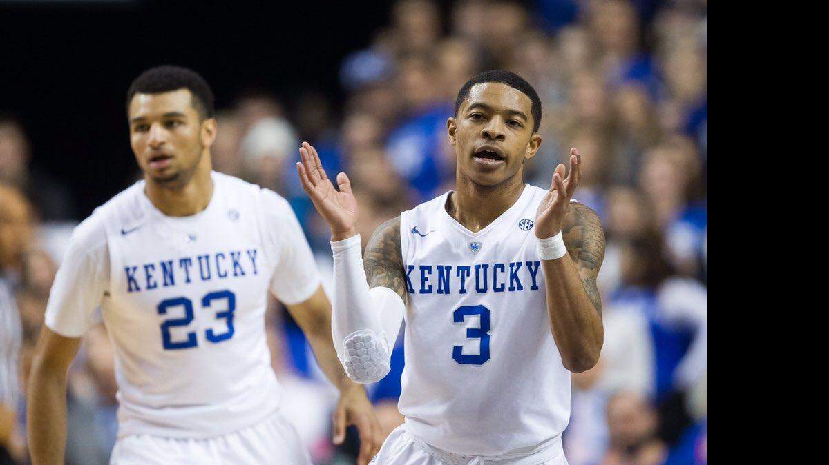 Tyler Ulis fired up the crowd during the first half against Vanderbilt.