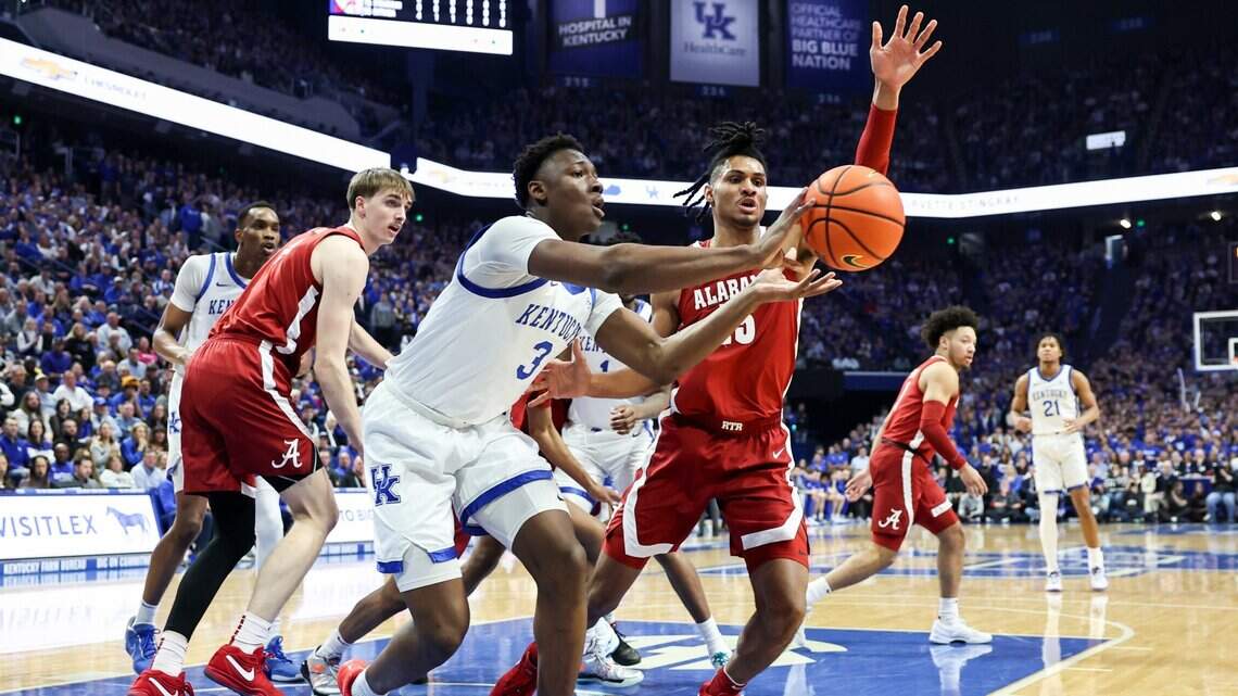 SEC college basketball final: Kentucky 117, Alabama 95