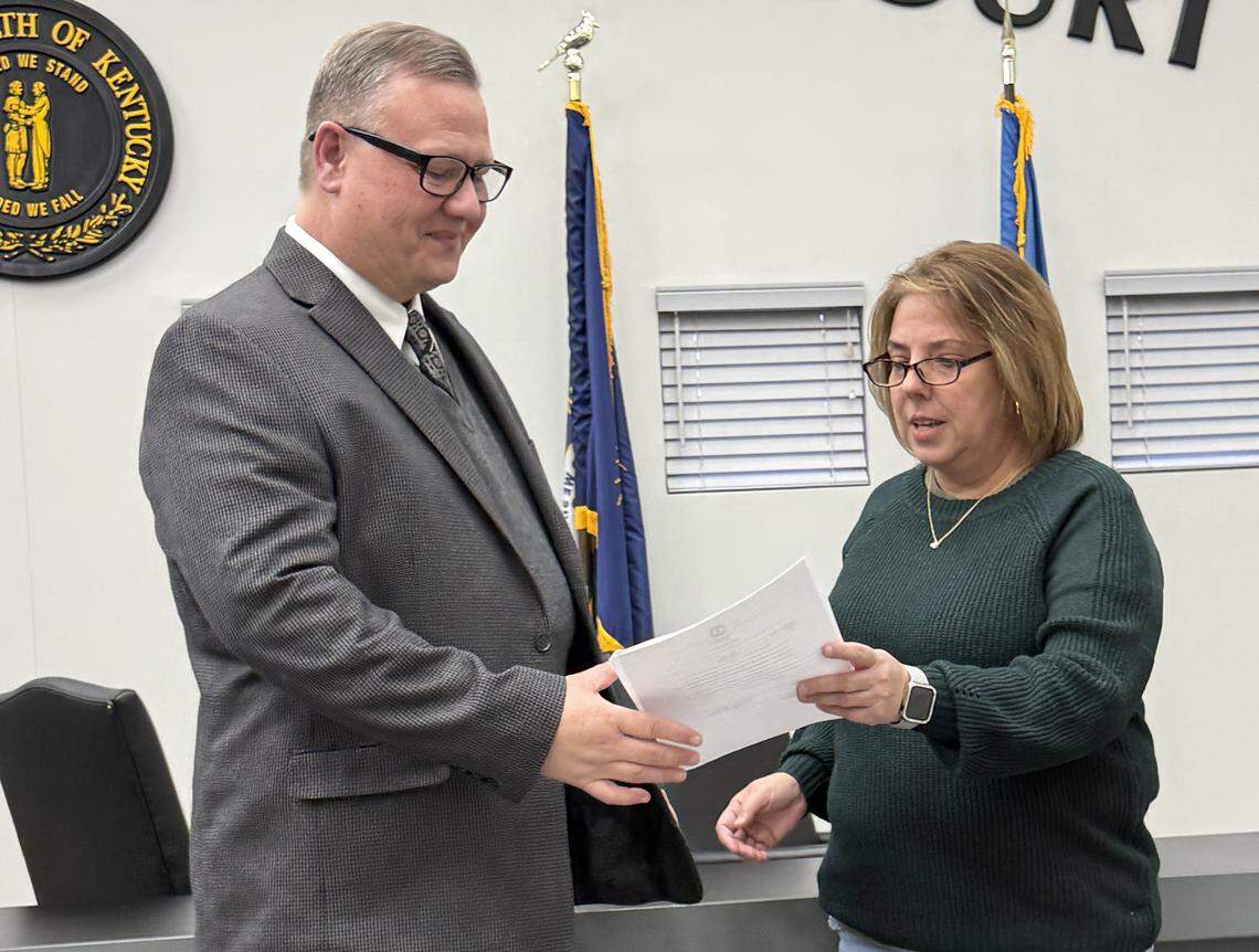 Don McFarland was sworn in as Magoffin County Judge-Executive Friday, Jan. 16, 2026.