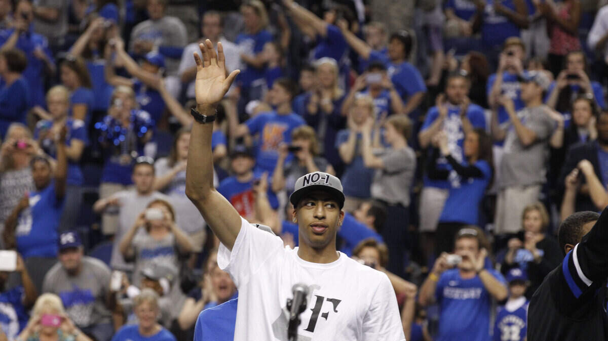 The New Orleans Hornets won the NBA lottery Wednesday night and will likely take former University of Kentucky freshman Anthony Davis, who is widely expected to be the first player chosen in the draft on June 28. In his one year at Kentucky, Davis earned a national championship, nearly every national player of the year award, and the adulation of a multitude of Cats fans.