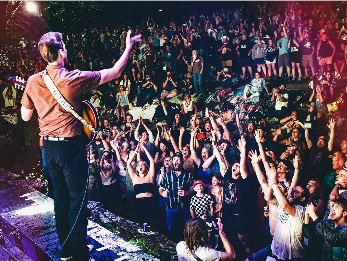 When The Red Clay Strays performed during last year’s Laurel Cove Music Festival, fans jumped into the Cove’s pond and began splashing around.