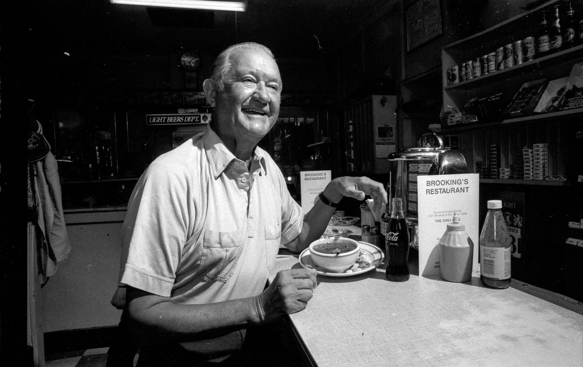 Harold Brooking, son of Edward Brooking, was credited with developing the recipe for the chili that made Brooking’s Restaurant a University of Kentucky campus dining landmark with students and basketball coach Adolph Rupp. The legendary coach would eat there several times a week.