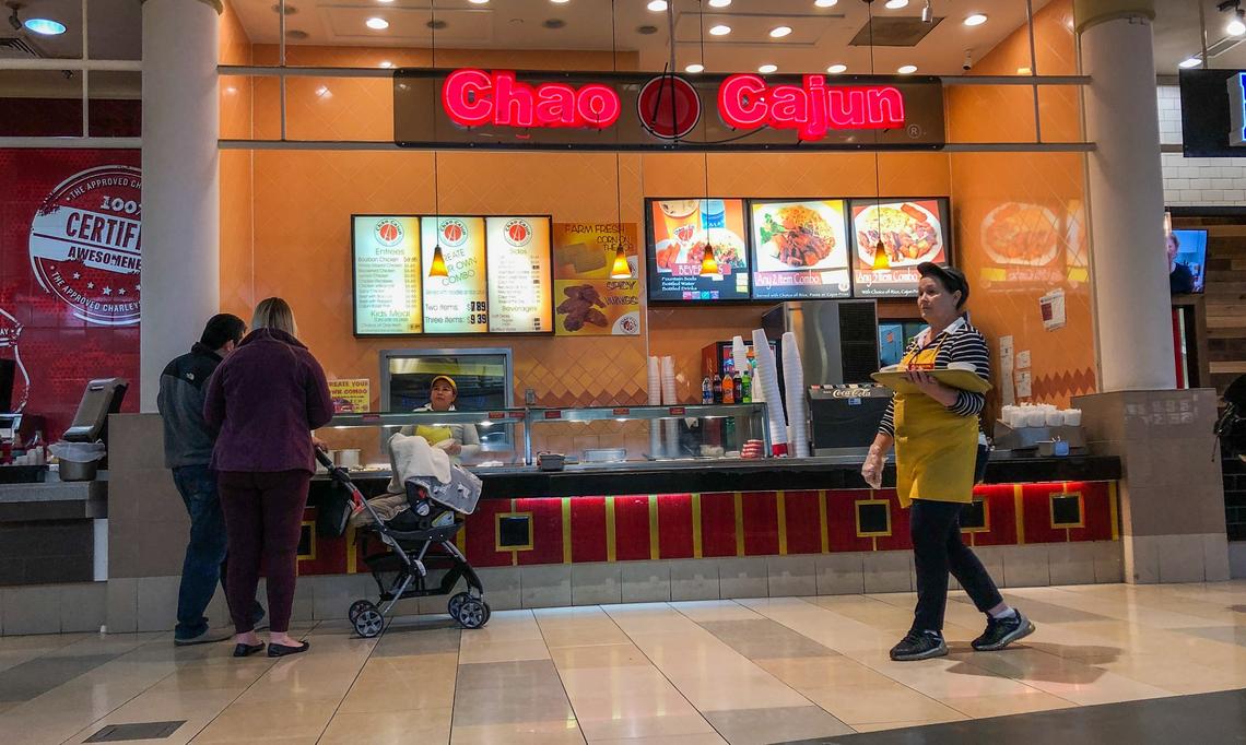 Chao Cajun in the Fayette Mall Food Court is on probation.