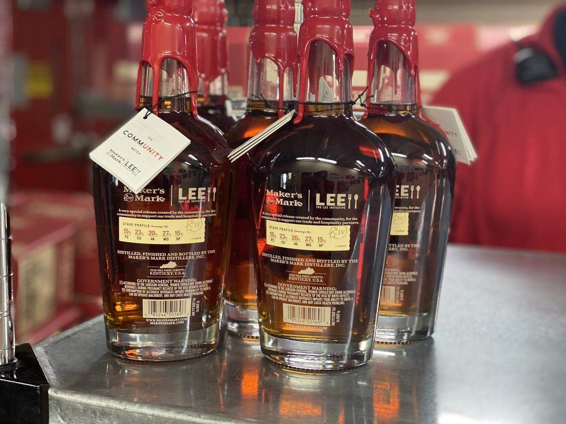 The “CommUNITY Batch” from Maker’s Mark will be available only through The LEE Initiative, which is planning special charitable events online. Suggested minimum donation for a bottle is $70.