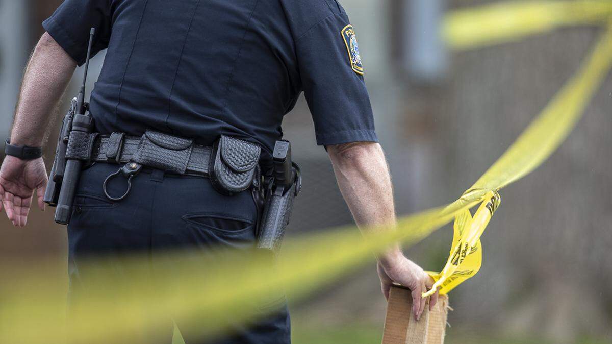 Lexington Police Department crime scene.