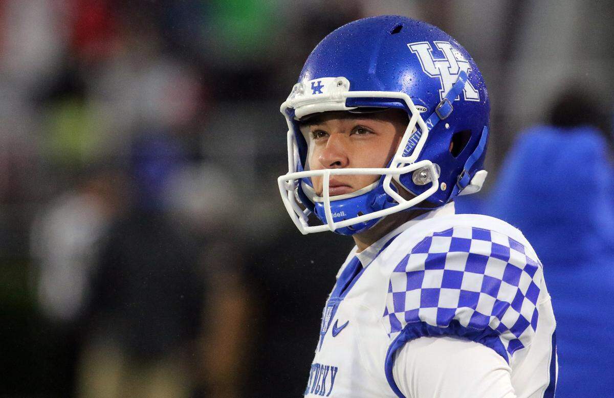 Kentucky place-kicker Matt Ruffolo is 31-of-38 on field-goal attempts in his career.