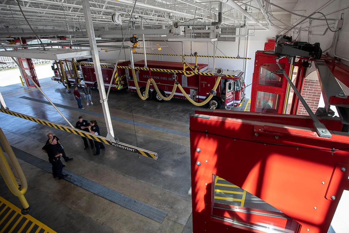 Lexington Fire Department Fire Station No. 24 is a 15,338-square-foot station located on Magnolia Springs Drive. The station, which is in the Masterson Station area, officially opened its doors Tuesday.