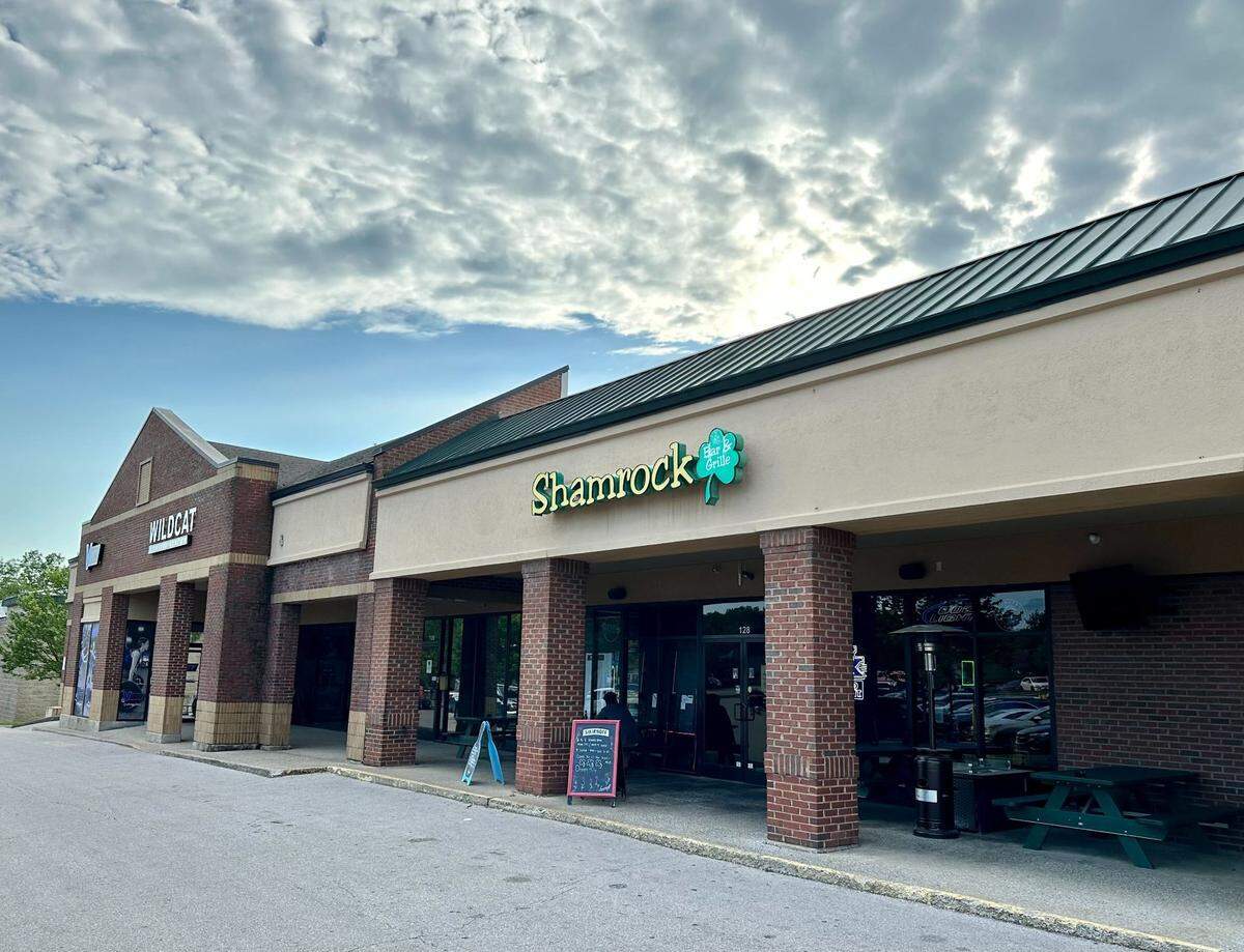 The Hartland Parkway location of Shamrock Bar & Grille, which closed in May and reopened in Brannon Crossing. The new restaurant will open there in Spring 2025.