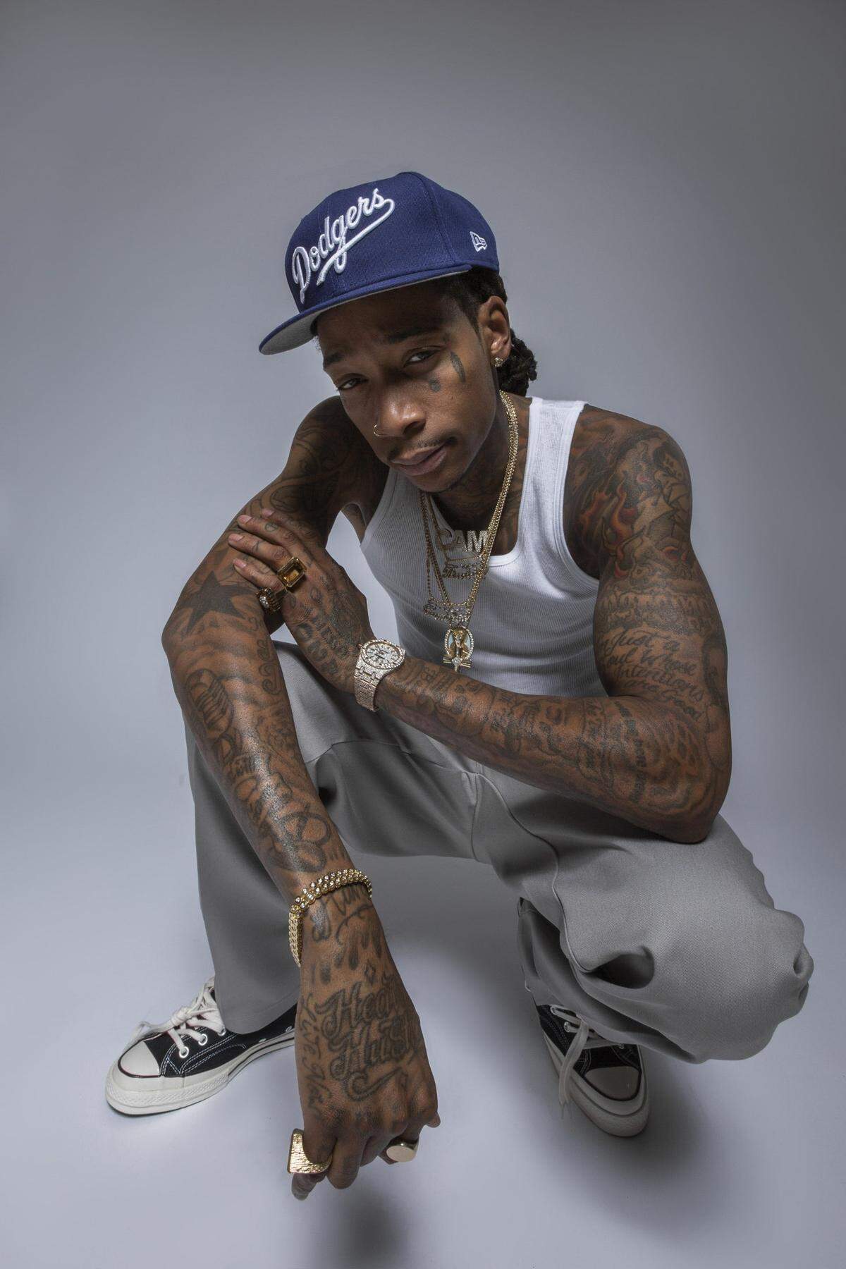 Grammy and Golden Globe nominated rapper Wiz Khalifa will be at Whitaker Bank Ballpark July 8.