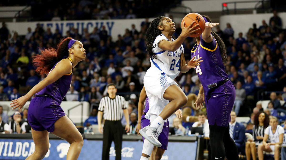 Taylor Murray had 18 points, three assists and two steals in Kentucky’s Senior Day victory over LSU.