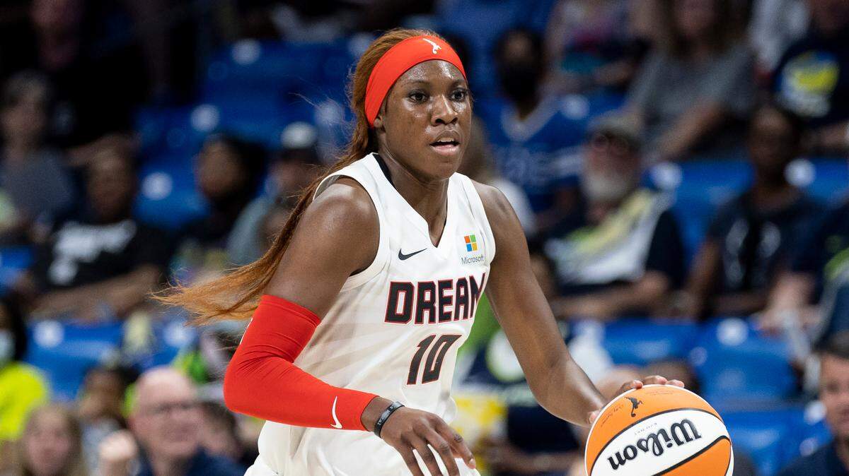 Rhyne Howard, the reigning WNBA Rookie of the Year, posted a double-double in her 2023 season opener Saturday.