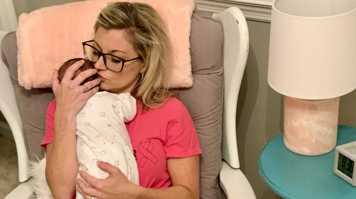 Miranda Combs and her husband, John Harvey, are adopting a baby girl, Etta Jo.