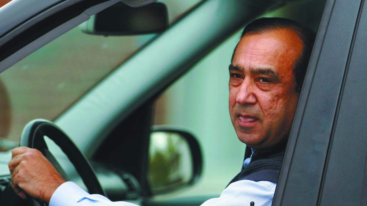 Dr. Najam Azmat, photographed leaving Lexington Algiatry's former North Broadway location on Oct. 18, had his medical license suspended Thursday.