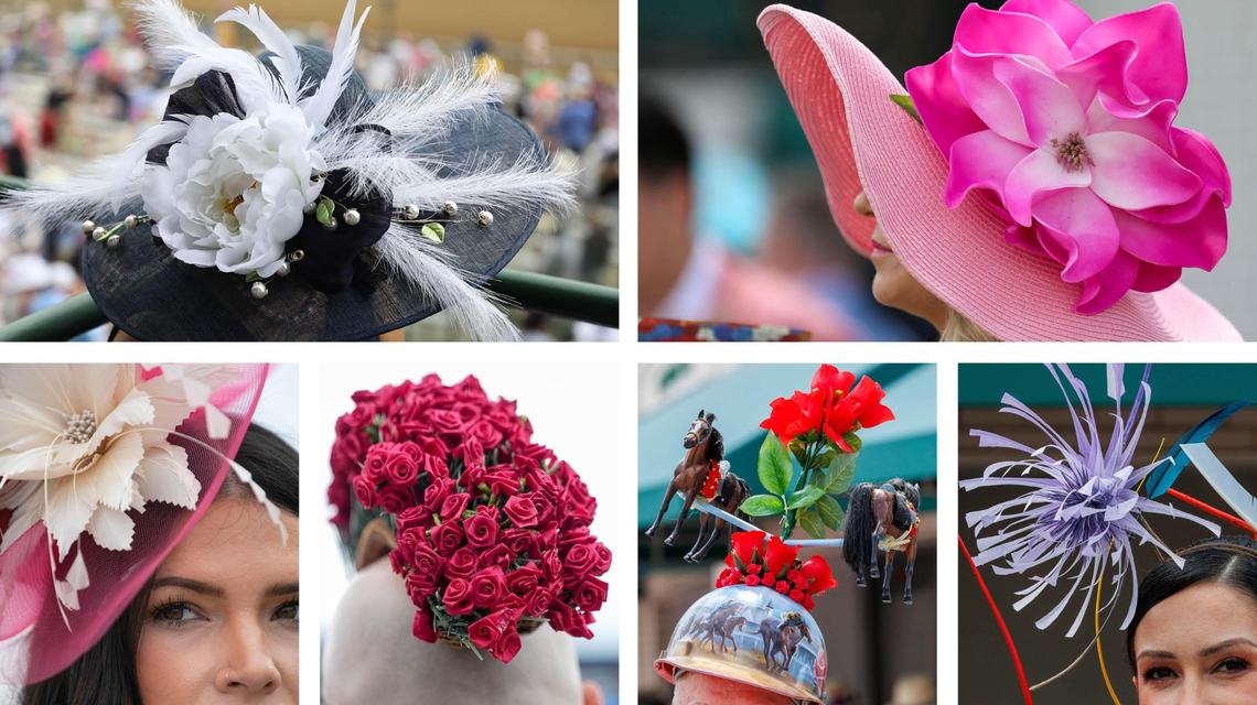 Kentucky Derby hats come in all shapes and sizes.
