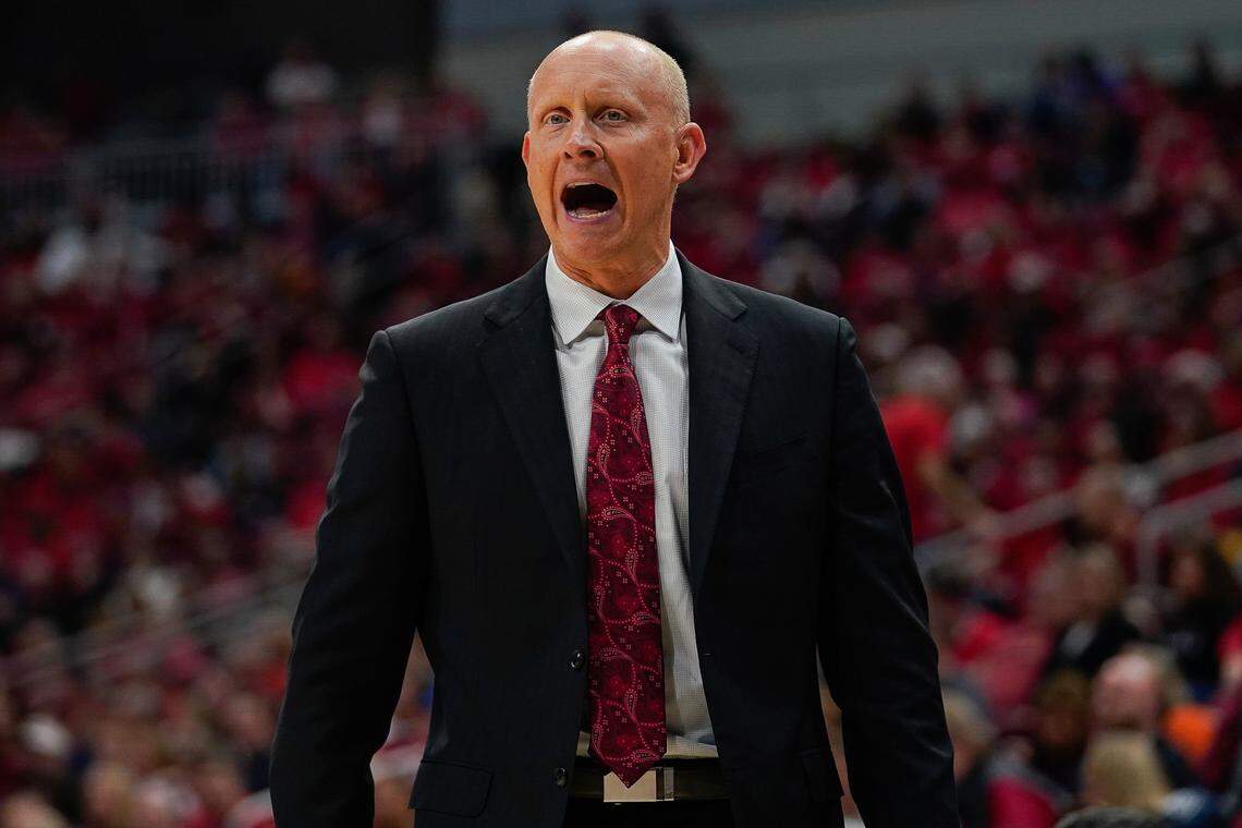 Louisville Coach Chris Mack has been suspended by U of L for the first six games of the regular season for failing to follow human resources protocols in the dismissal of assistant coach Dino Gaudio.