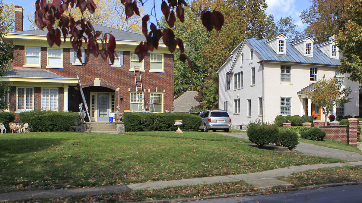 The Ashland Park neighborhood has been designated as a historic district. The neighborhood association sought the historic label, which imposes rules on how existing houses can be renovated and new houses can be built. These are houses in the 200 block of South Hanover Avenue . Photo by Charles Bertram | Staff