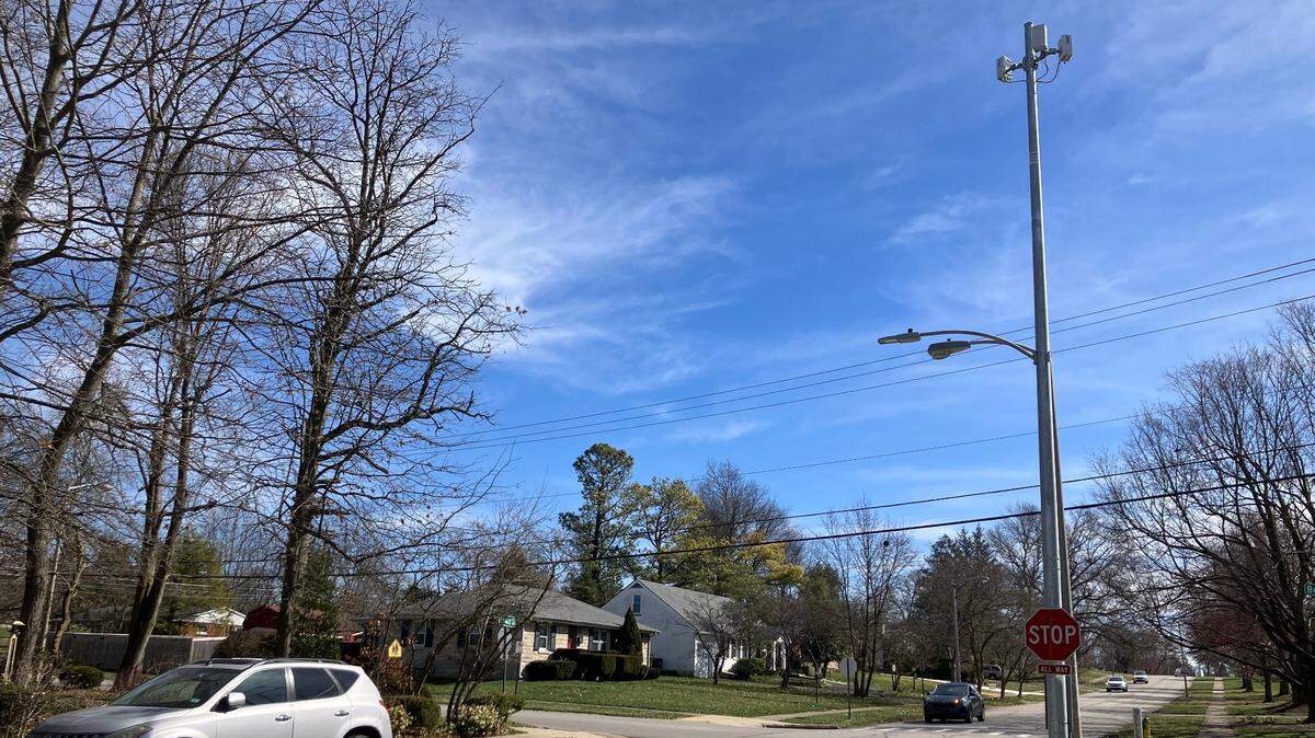 The new 5G wireless poles are in the public right-of-way next to existing street lights. Eventually the new poles will replace the street lights and those street lights will be decommissioned, Lexington city officials said.