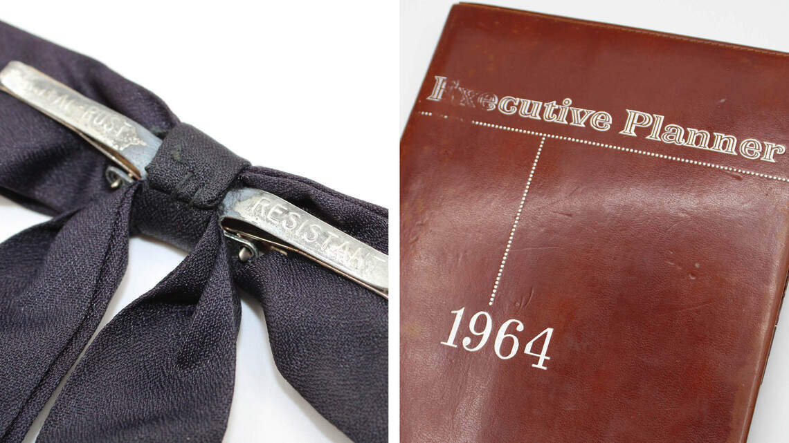 Colonel Sanders’ signature bow tie, personal planner sell at auction