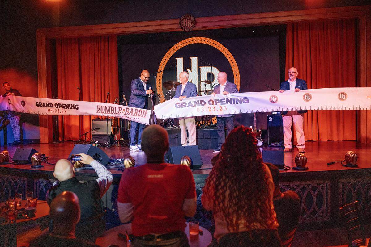 In March 2023, Humble Baron Bar announced it had been officially certified as the longest bar in the world by Guinness World Records at a grand opening ceremony where Nearest Green founder Keith Weaver cut the ribbon. Uncle Nearest apparently paid thousands for the record, and now the financially distressed whiskey brand’s lender is using that payment to make the case the bar is an asset of the distillery.