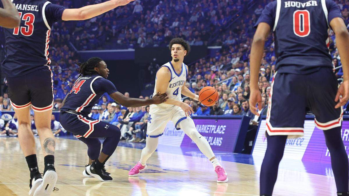 Kentucky basketball dominates again. Mark Pope’s Cats beat Jackson State by 49 points.
