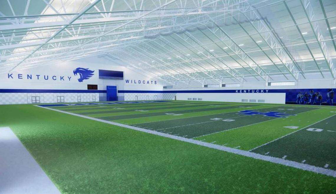 View of planned Nutter Field House renovation from the side entrance off Talbott Todd Way.