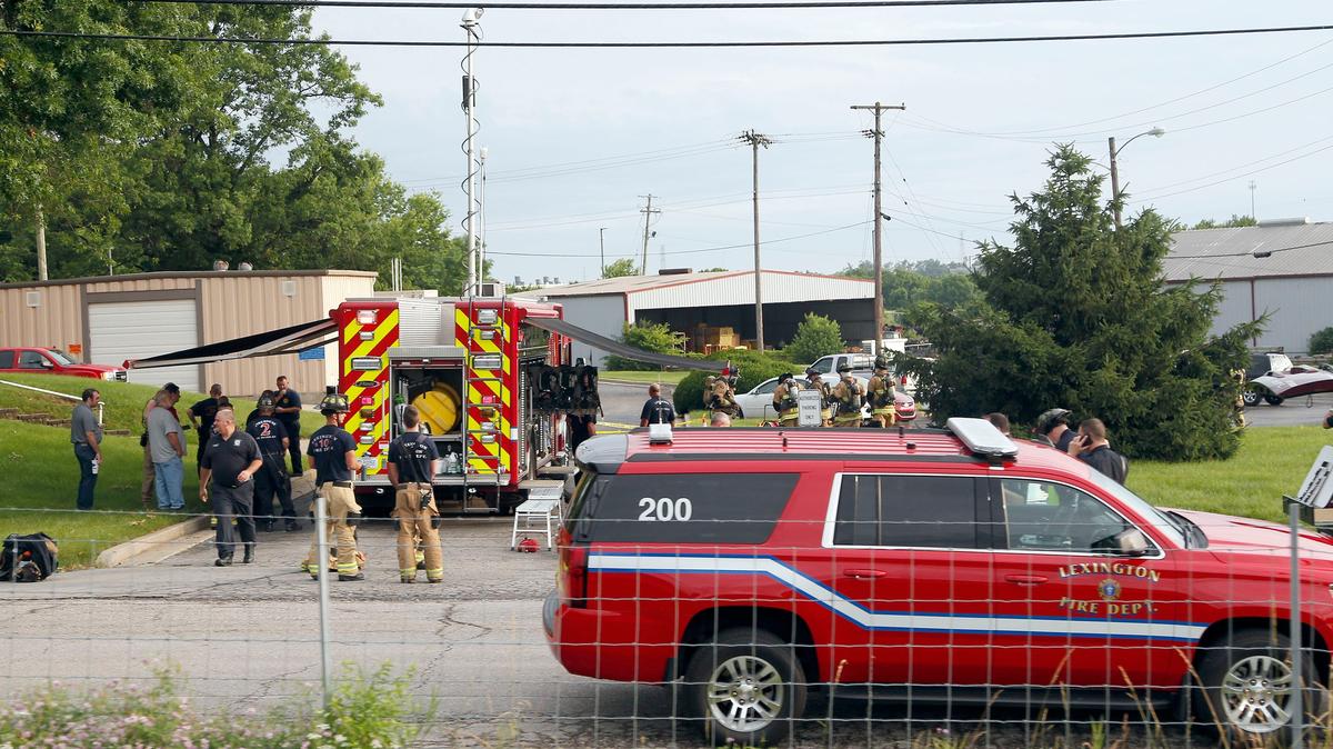 The Lexington Fire Department worked Monday to control an ammonia leak at the 3M Ceradyne plant, 695 Laco Road. An ammonia leak was discovered around 6 a.m. and the plant was evacuated. The leak was contained an the plant was deemed safe by 9 a.m.