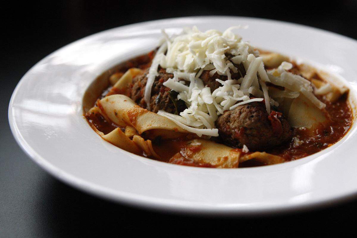 John Foster's Sage Rabbit’s  pappardelle.  